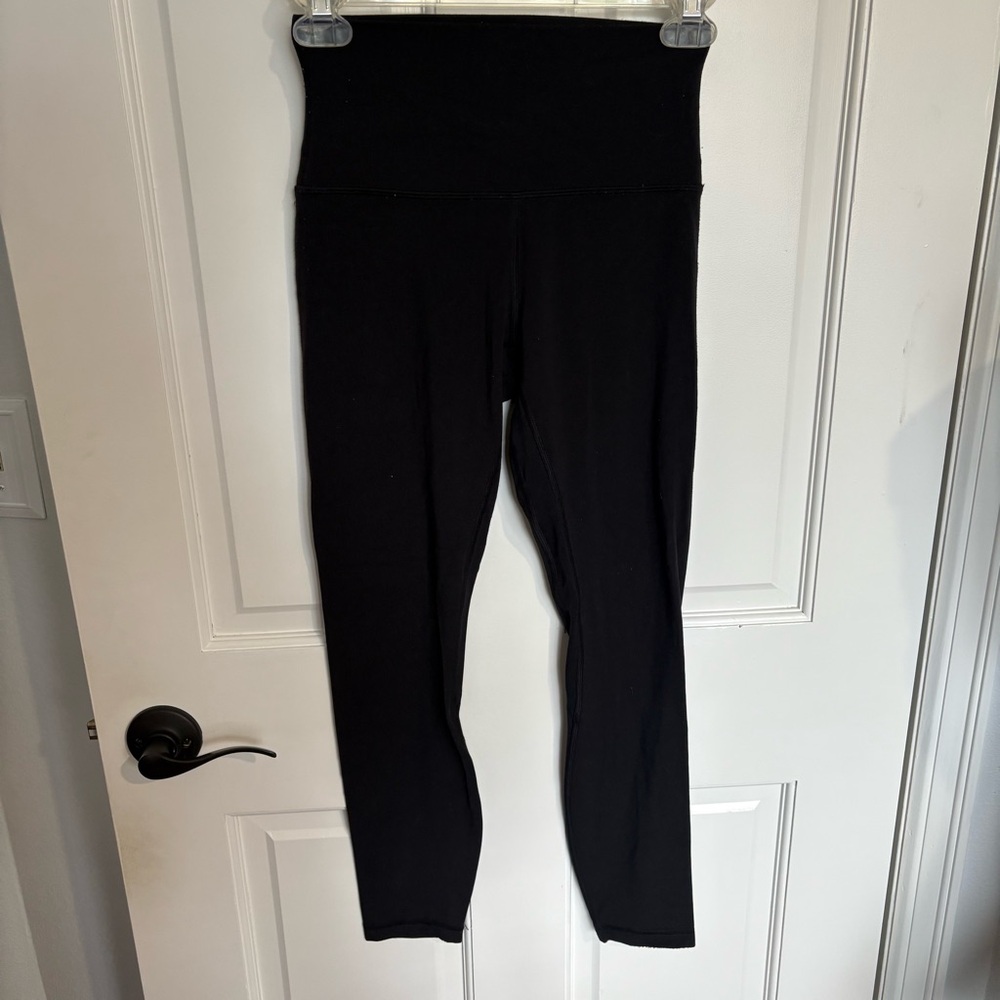 Lululemon Align High rise Leggings Pants Black Buttery Soft Thin Lightweight